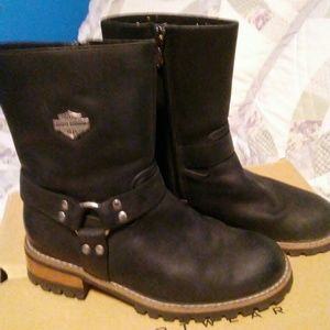 Harley Davidson black 7" boots
